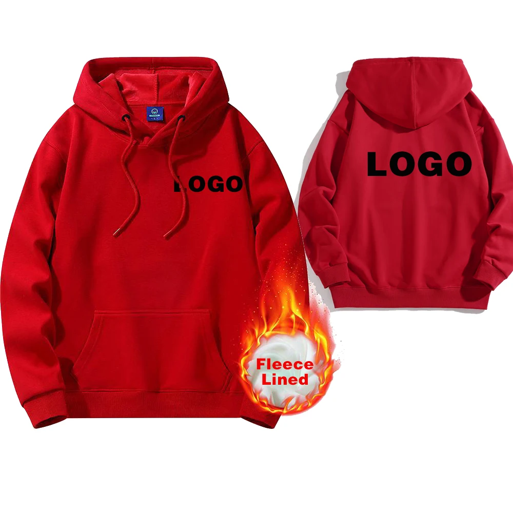 Хлопковая толстовка с логотипом вашего бренда «сделай сам» - Фотография_3