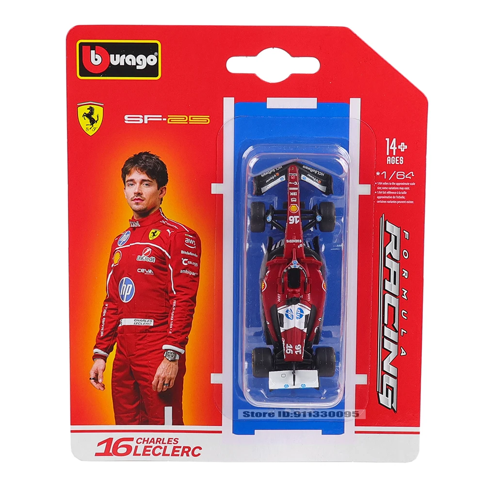 F1 scuderia ferrari hp sf25 # 16-леклерк
