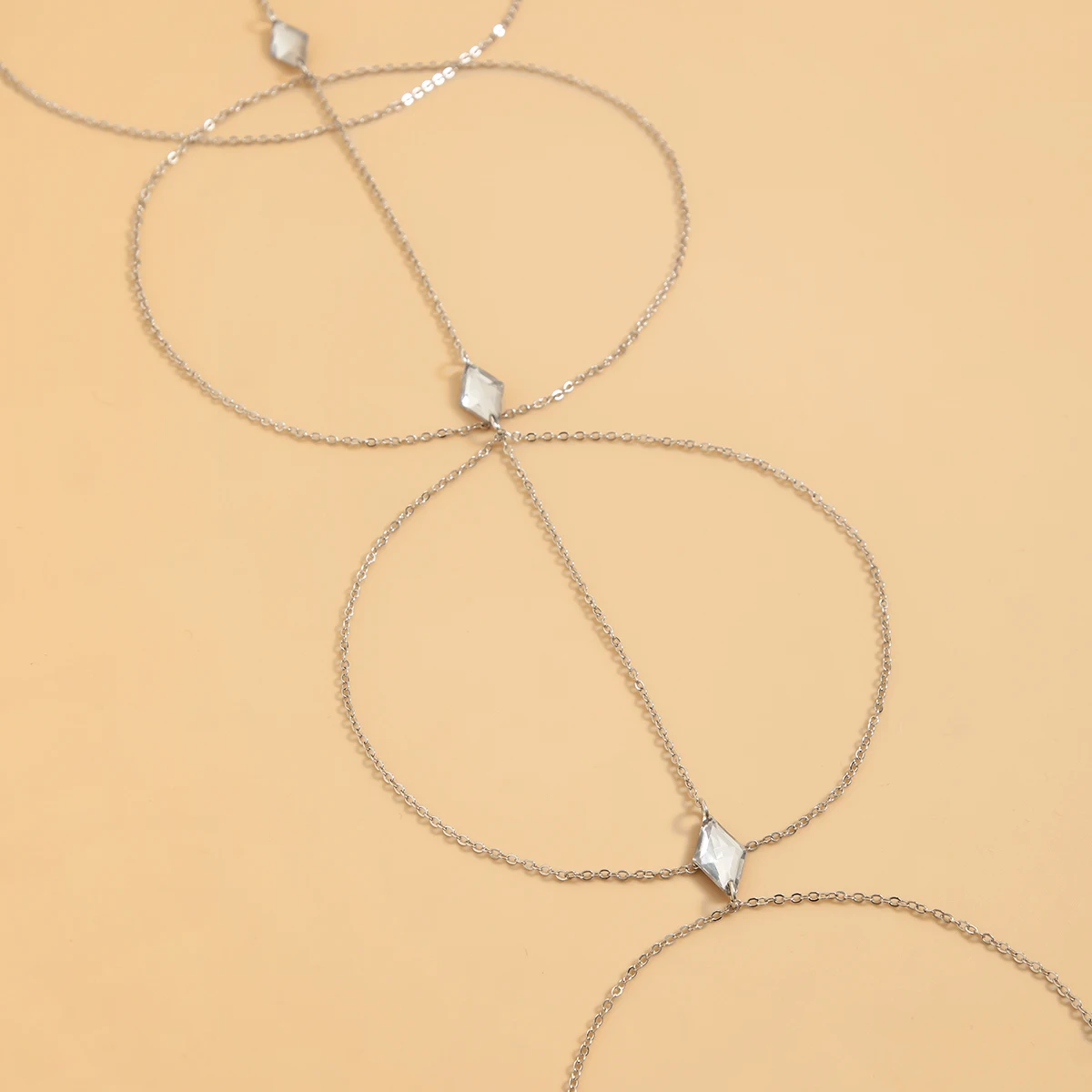 Ingemark многослойная сексуальная кружевная цепочка на бедро для женщин - Фотография_6