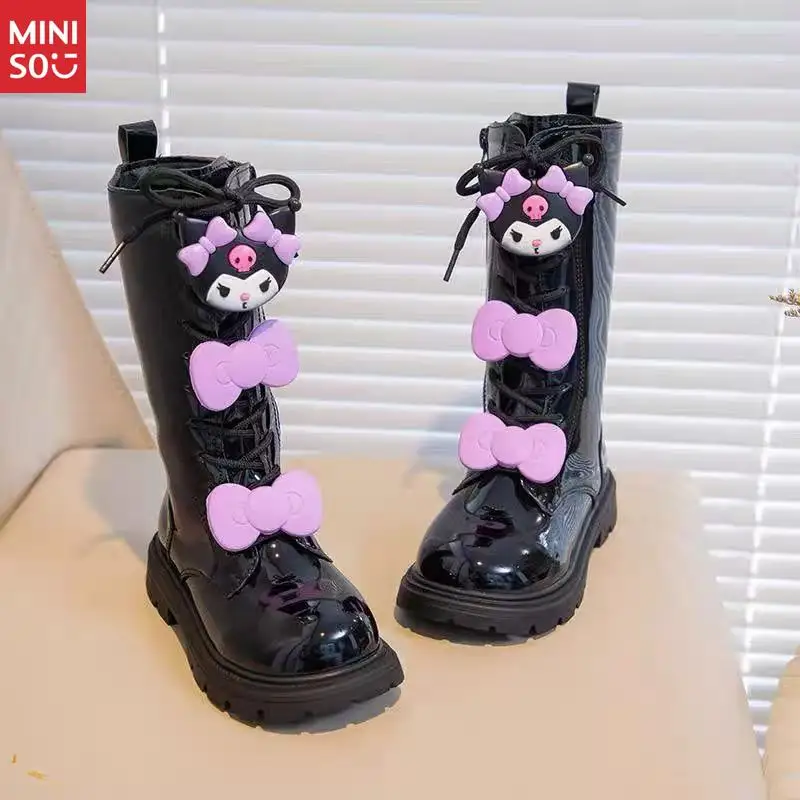 Длинные сапоги в корейском стиле miniso 2025 - Фотография_5