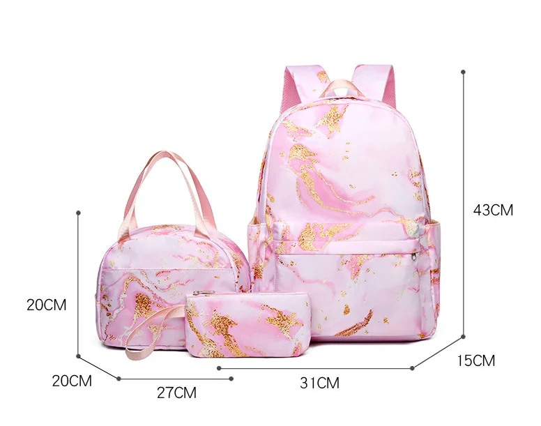 Красочный рюкзак disney lilo stitch с сумкой для обеда - Фотография_6