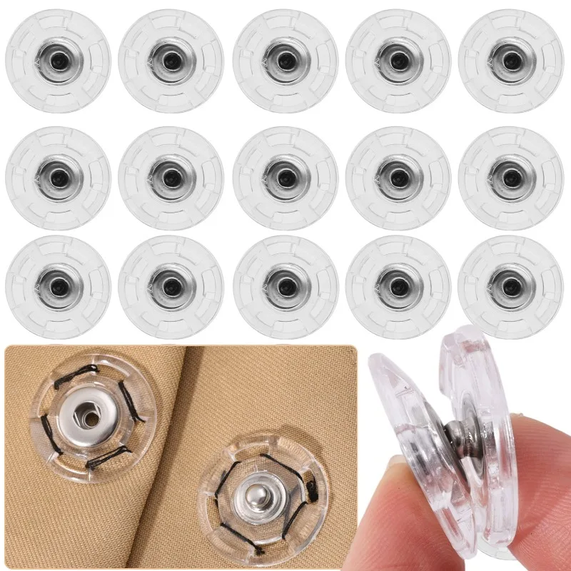 Невидимые пластиковые застежки «сделай сам» для одежды - Фотография_3