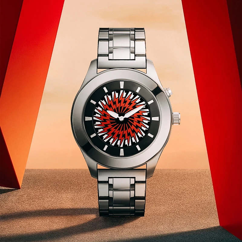 Ретро часы millennium с динамическим пламенным циферблатом