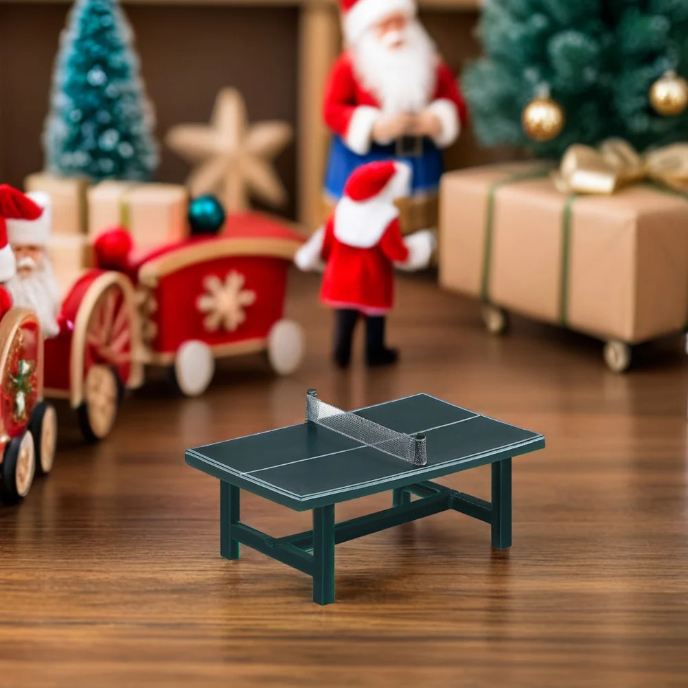 2 комплекта, реалистичный миниатюрный набор для настольного тенниса - Фотография_3