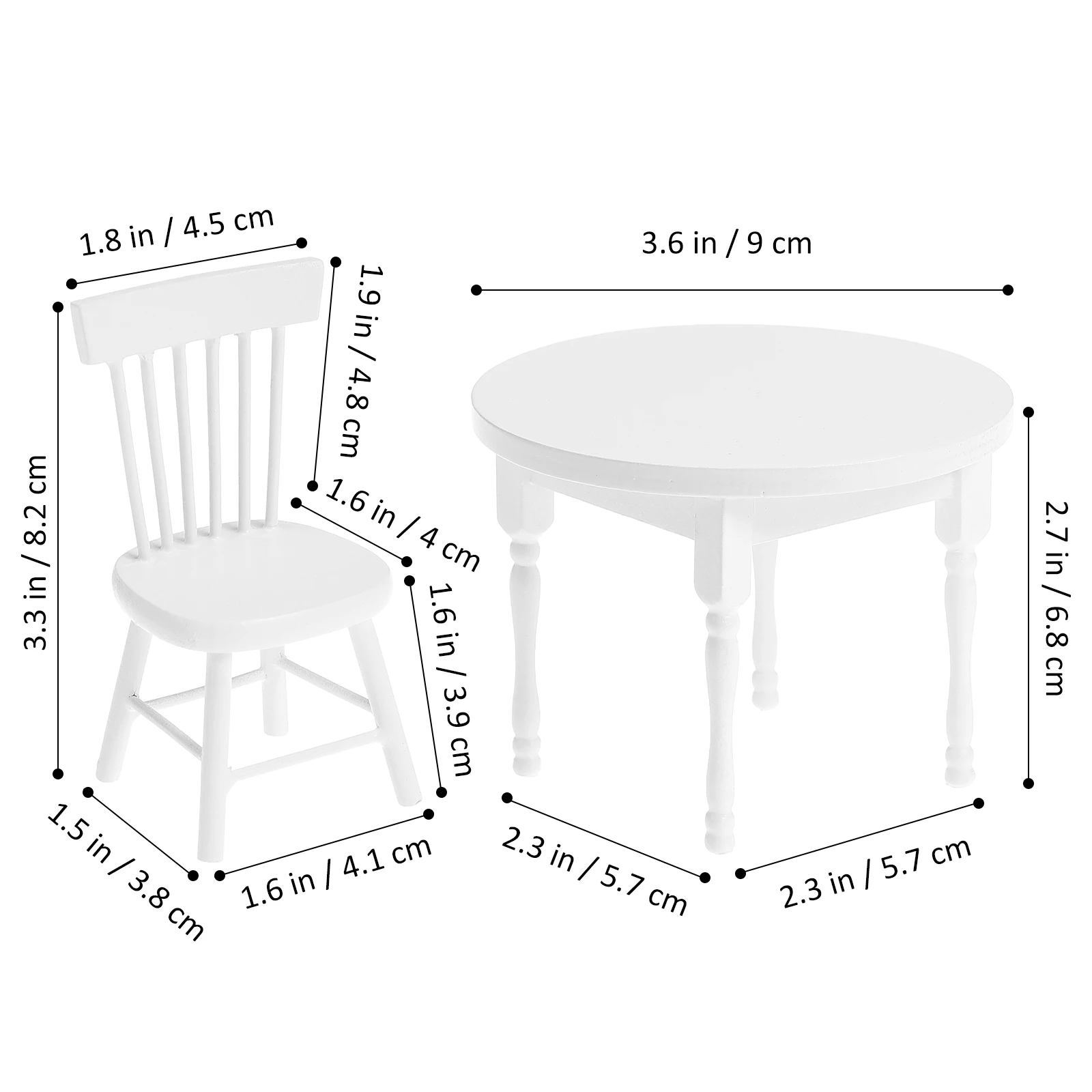 Аксессуары, белый круглый стол - Фотография_3