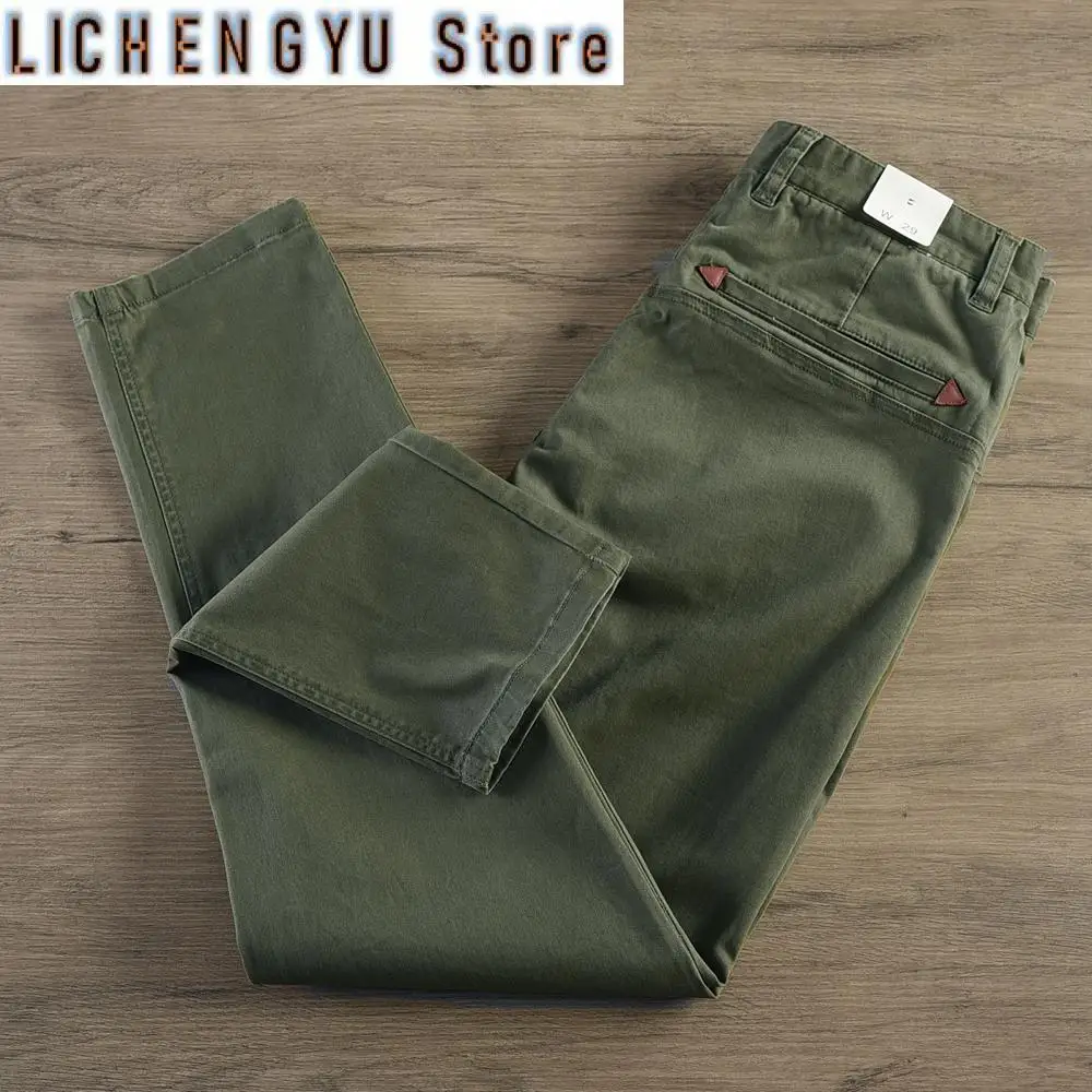 Весенне-осенние новые американские брюки-карго в стиле ретро - Фотография_4