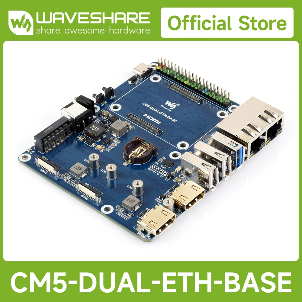 Базовая плата waveshare gigabit/2