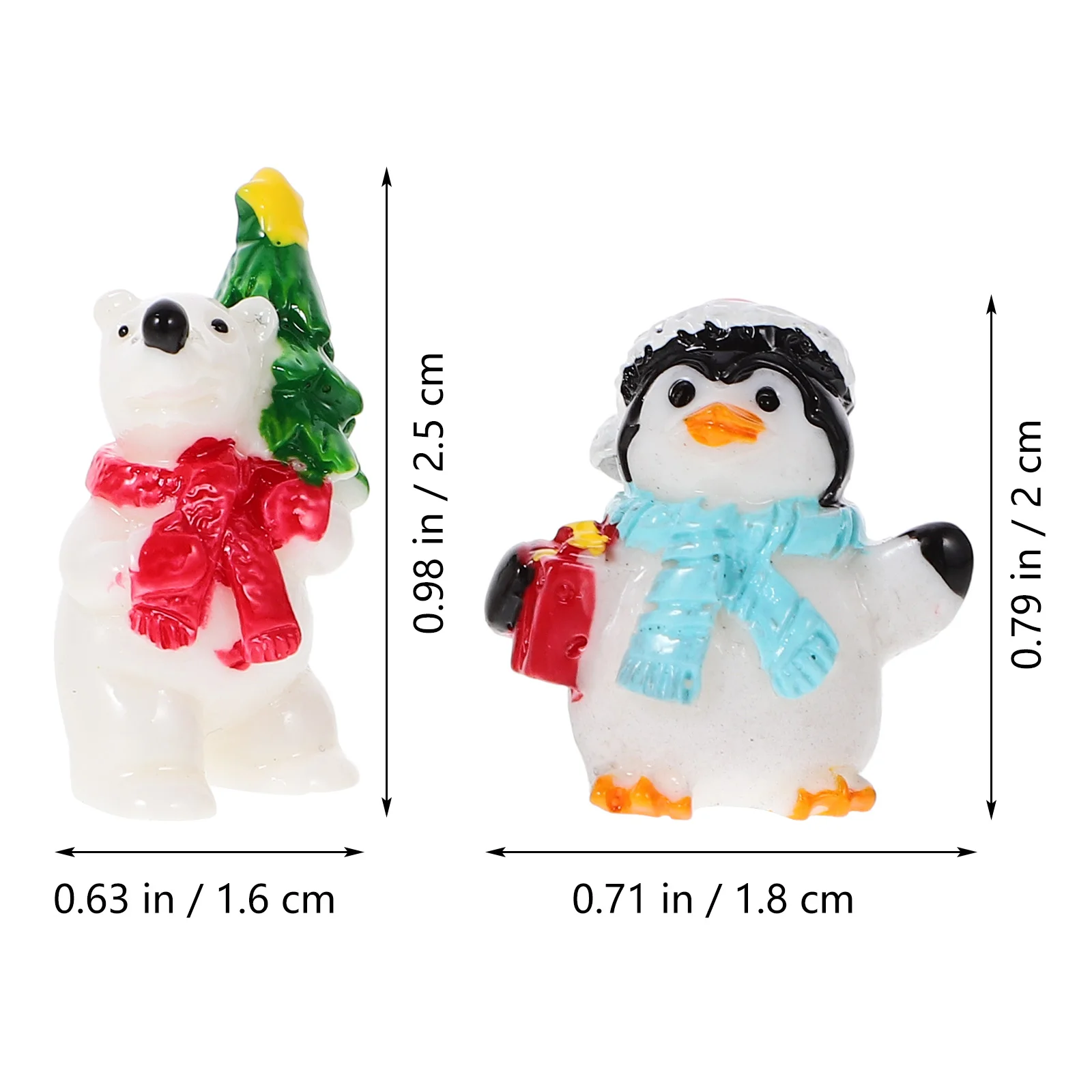 Декоративные миниатюрные рождественские - Фотография_3