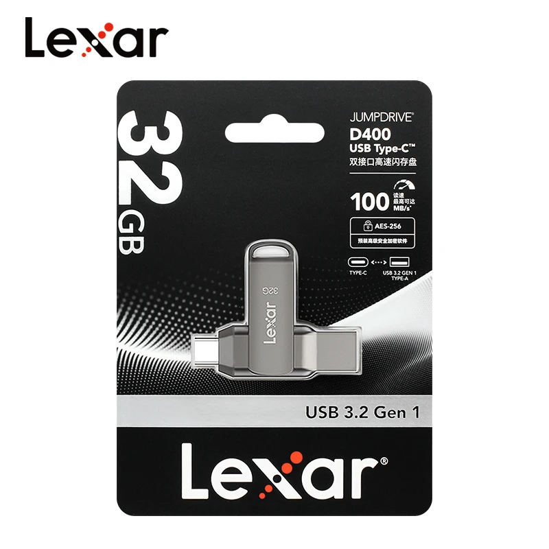 Lexar jumpdrive d400 type-c usb3 - Фотография_3