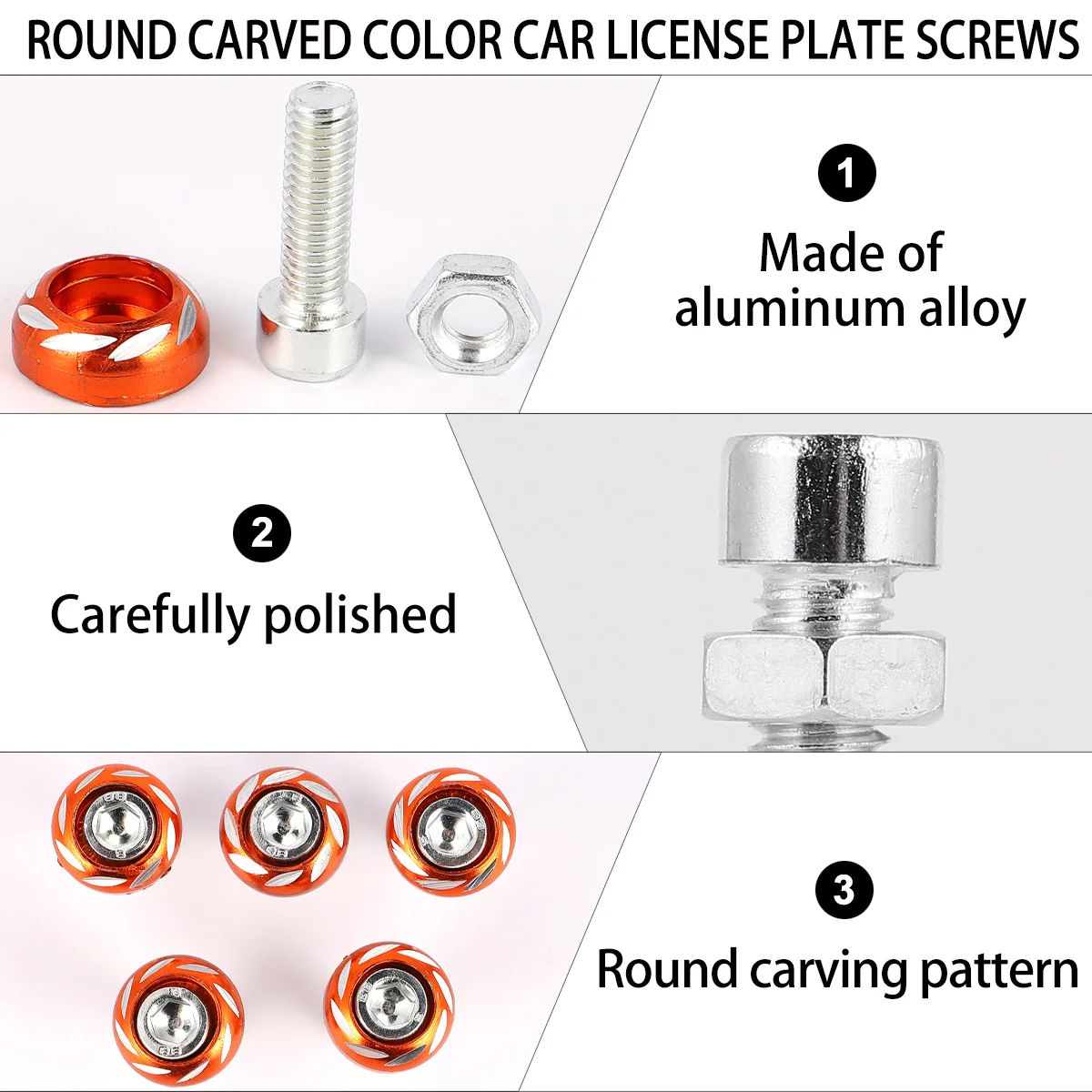 6 мм мотоциклетные винты для номерного знака - Фотография_5