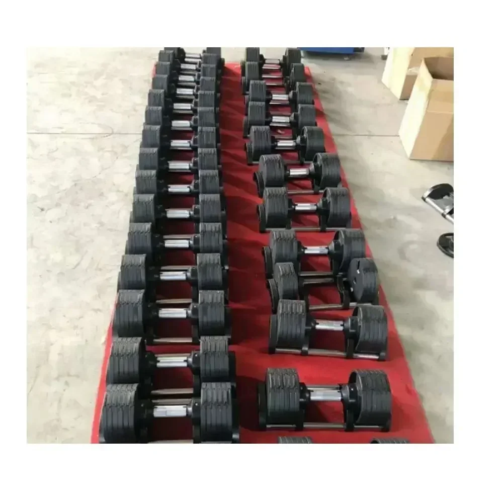 Более дешевая стальная регулируемая гантель 52 фунта - Фотография_5