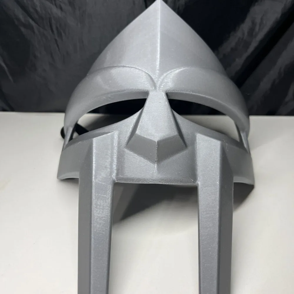 Mf doom spartan маска ретро хип-хоп - Фотография_3