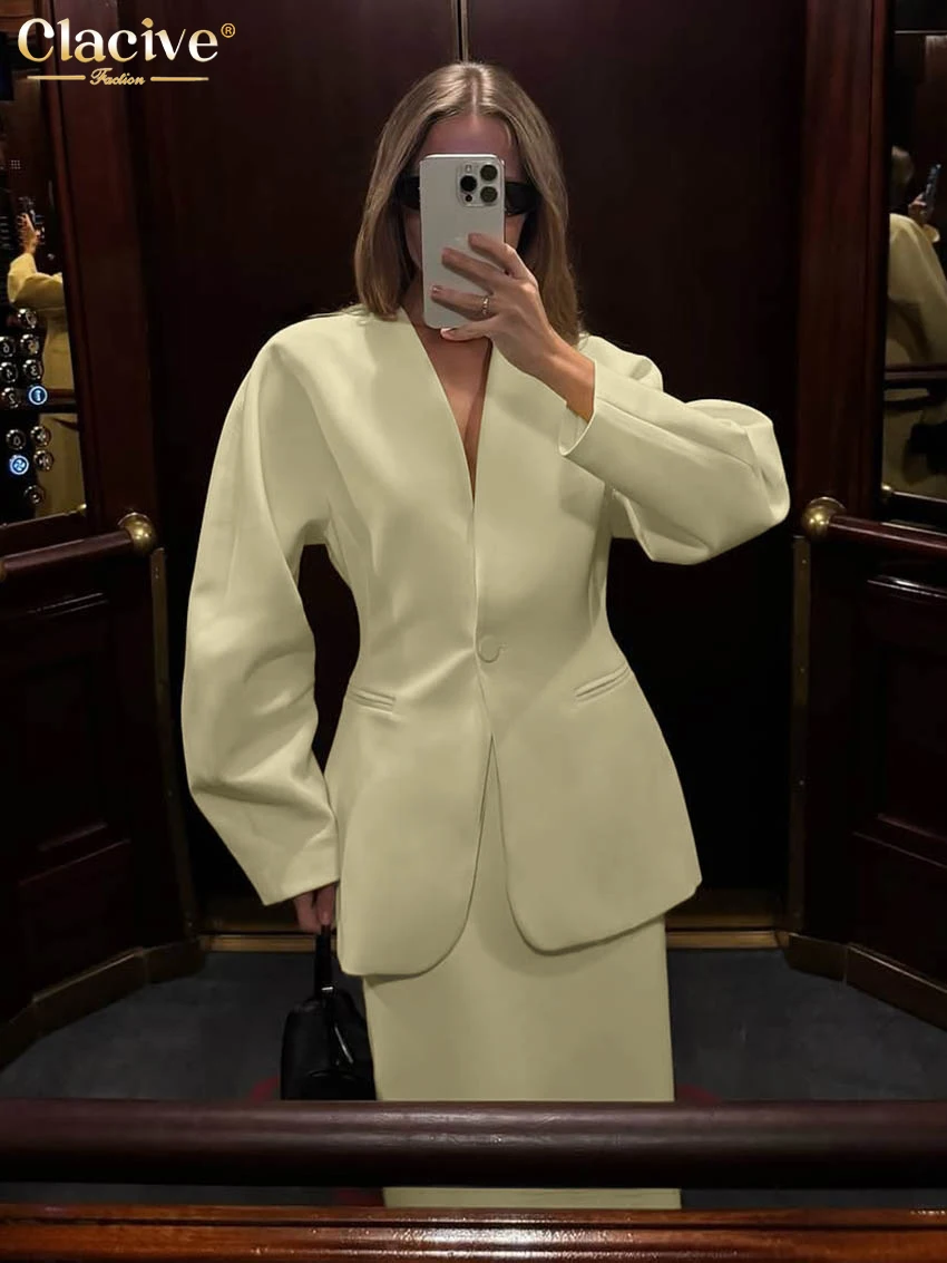 Clacive модный свободный синий - Фотография_4