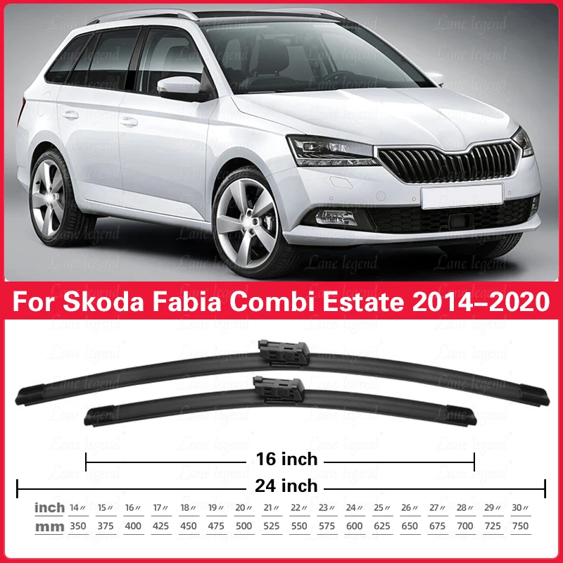 Для skoda fabia combi estate 2014-2020 левый передний и задний дворник - Фотография_4