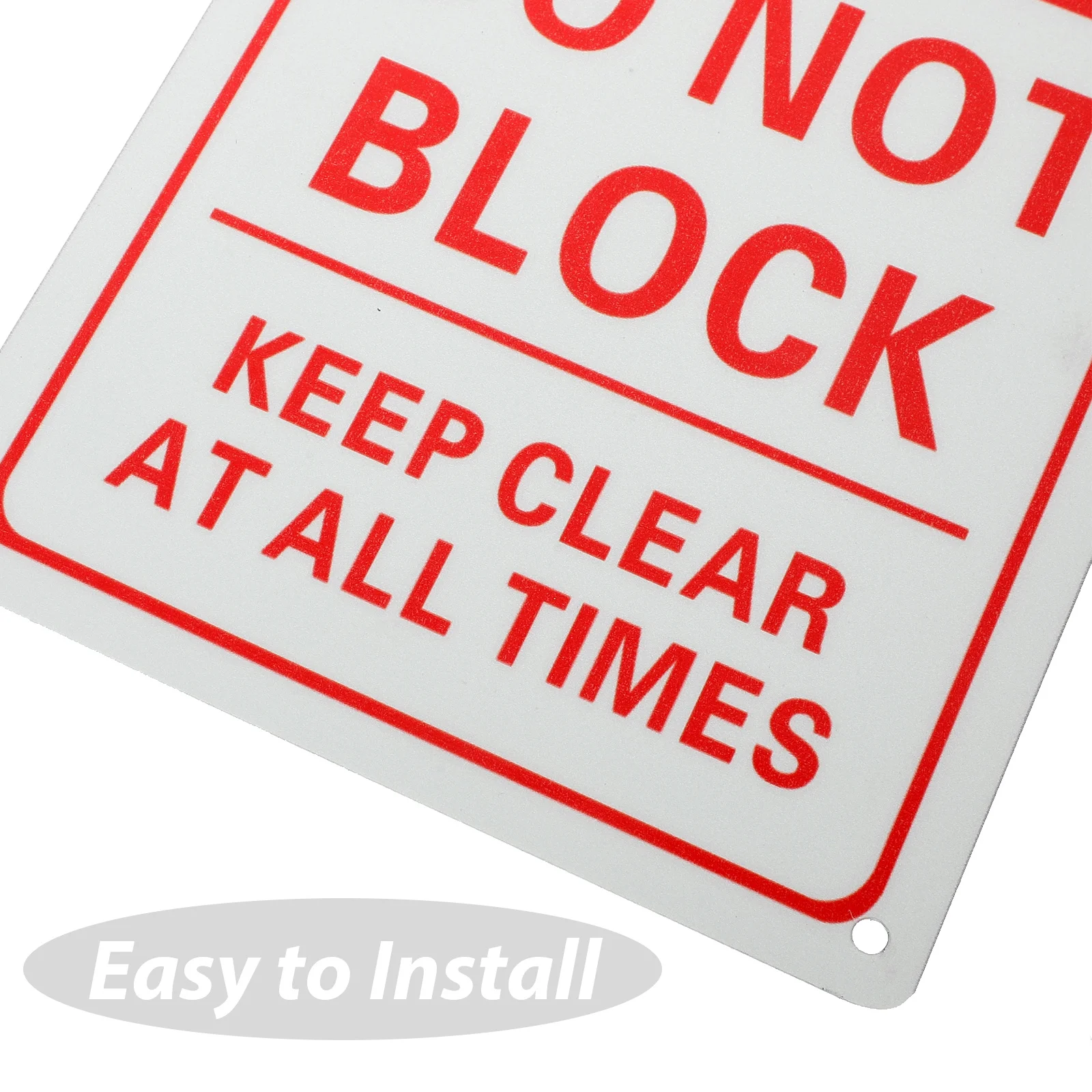 Металлический знак безопасности