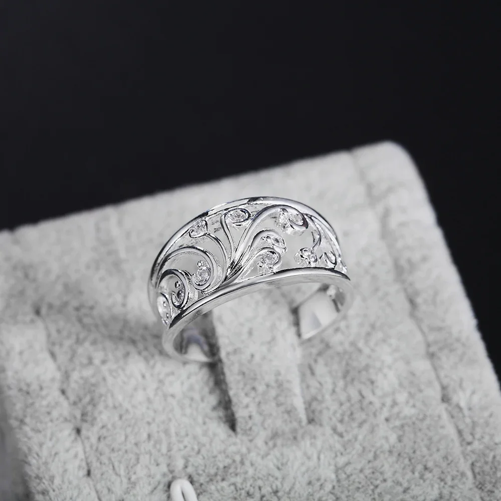 Лидер продаж, кольца из стерлингового серебра 925 пробы для женщин - Фотография_4