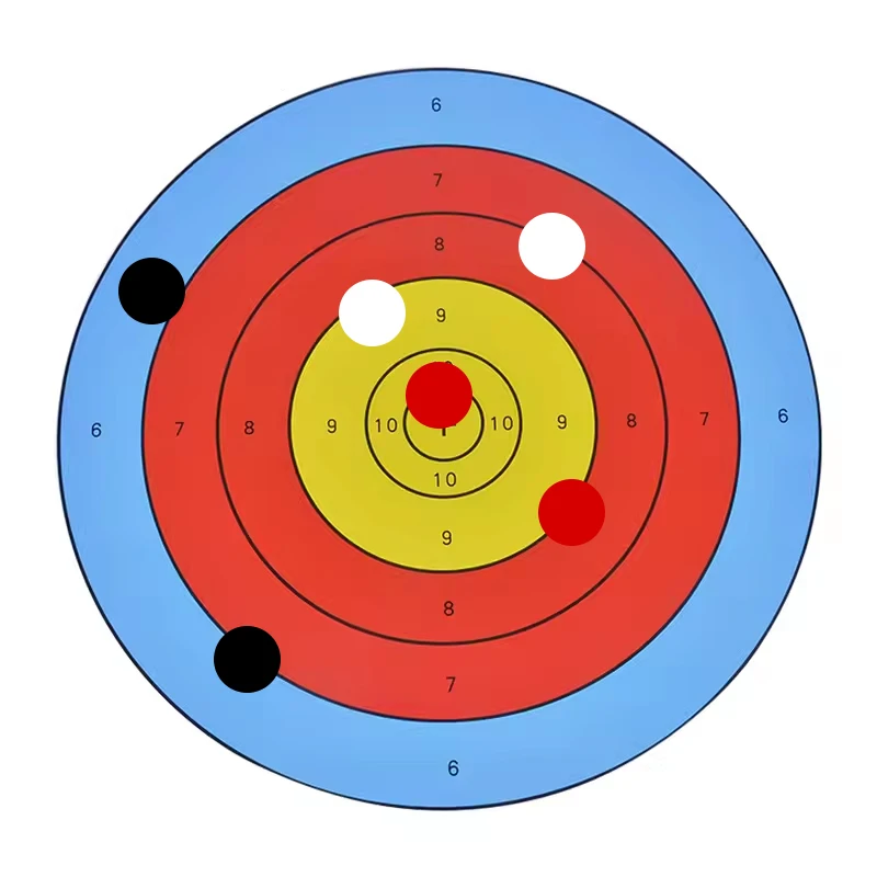 Стрельба по мишеням черные/красные - Фотография_6