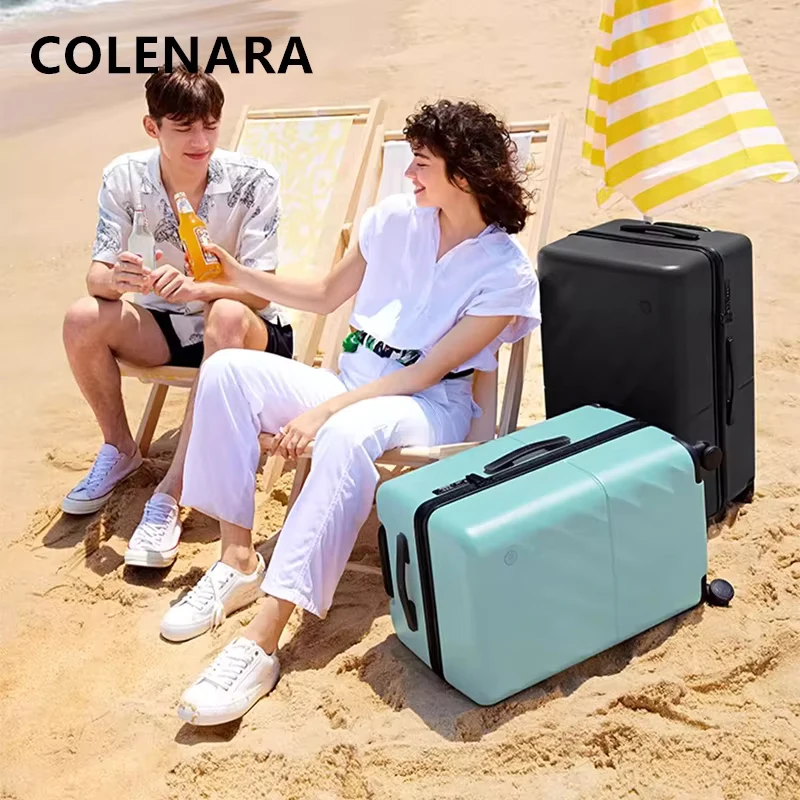 Чемодан большой вместимости colenara из абс-пластика + пк - Фотография_2