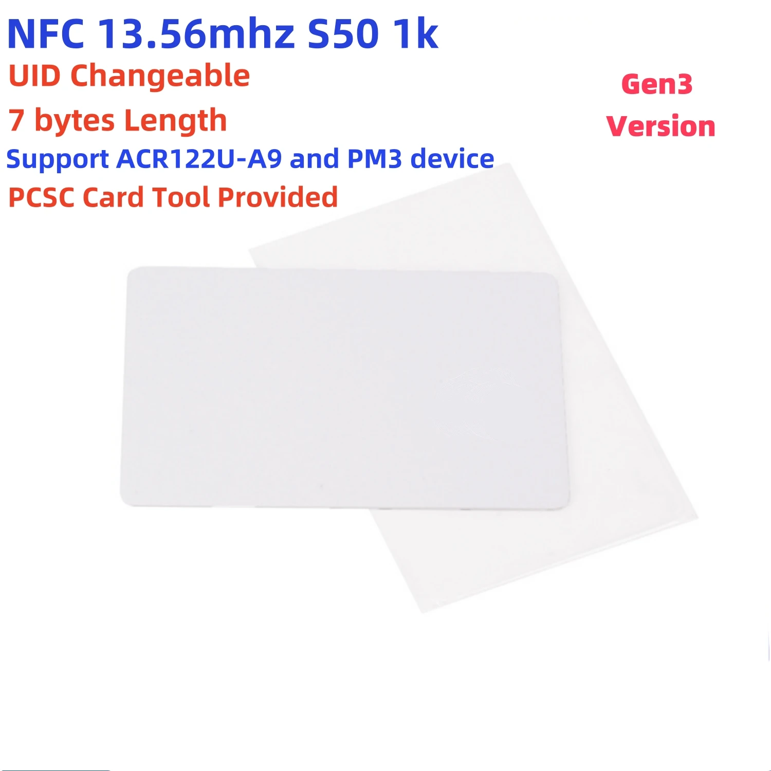 Nfc rfid 13,56 мгц s50 1k с 0 блоками - Фотография_2