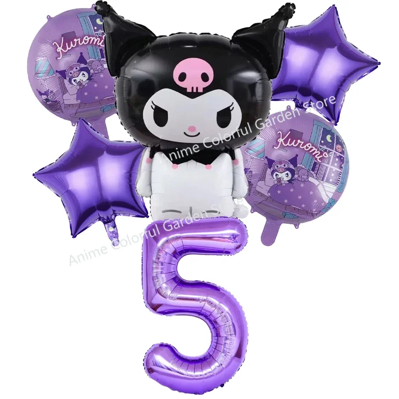 Набор воздушных шаров sanrio kuromi - Фотография_2