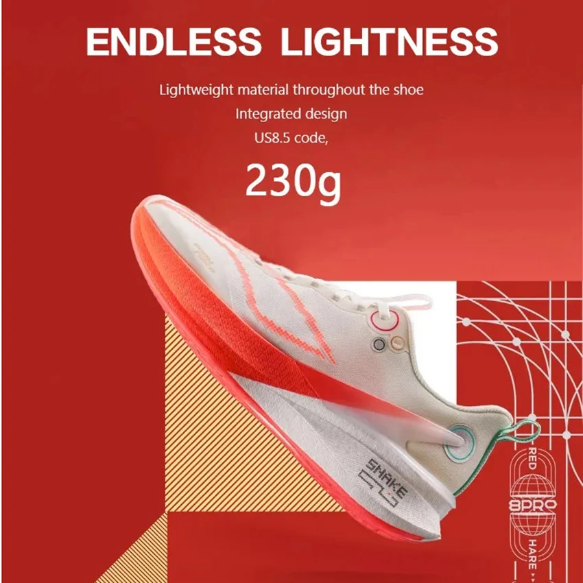 Мужские кроссовки li-ning red hare 8 pro - Фотография_4