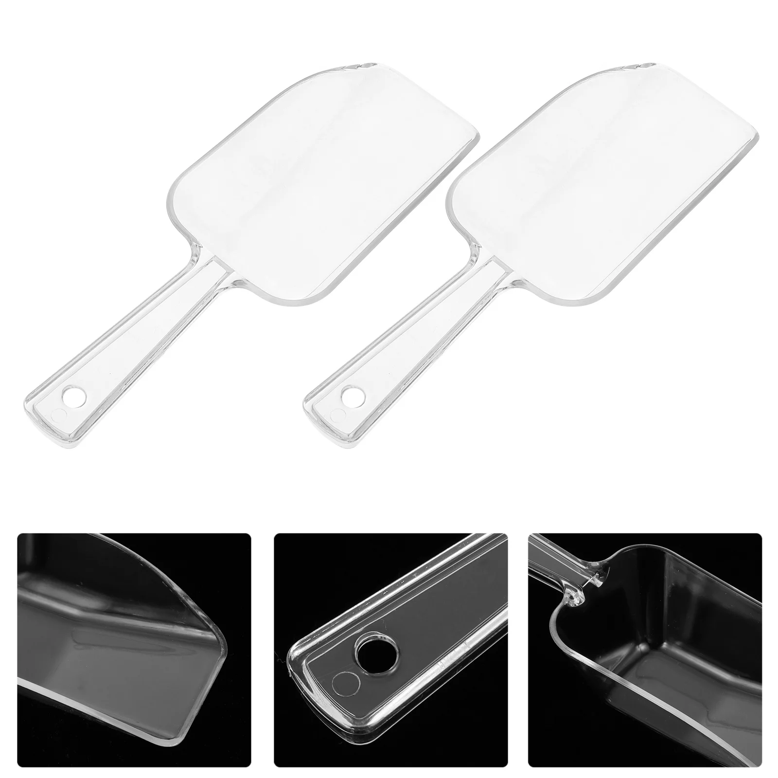 Мини-прозрачный пластиковый набор лопаток для льда