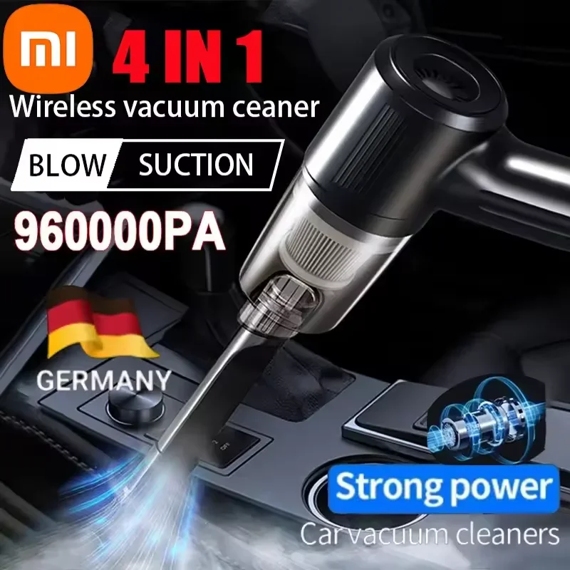 Портативный беспроводной автомобильный пылесос xiaomi