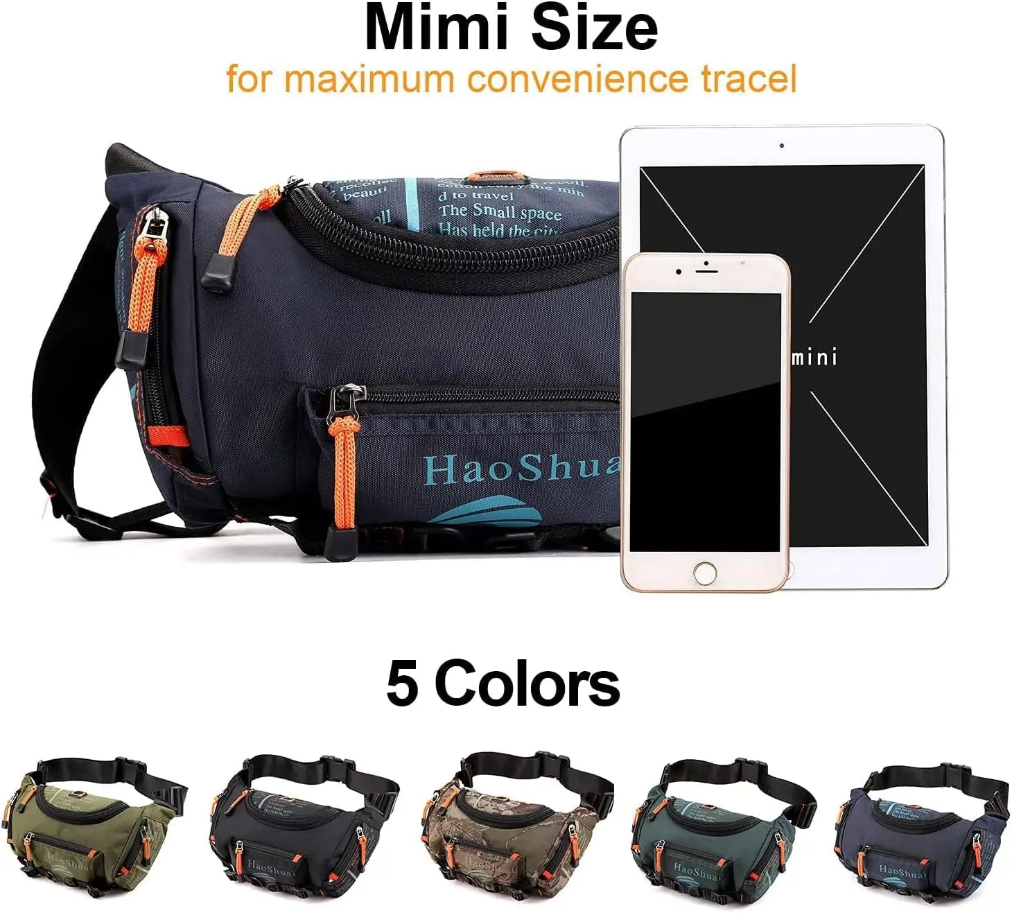 Водонепроницаемая поясная сумка через плечо - Фотография_6