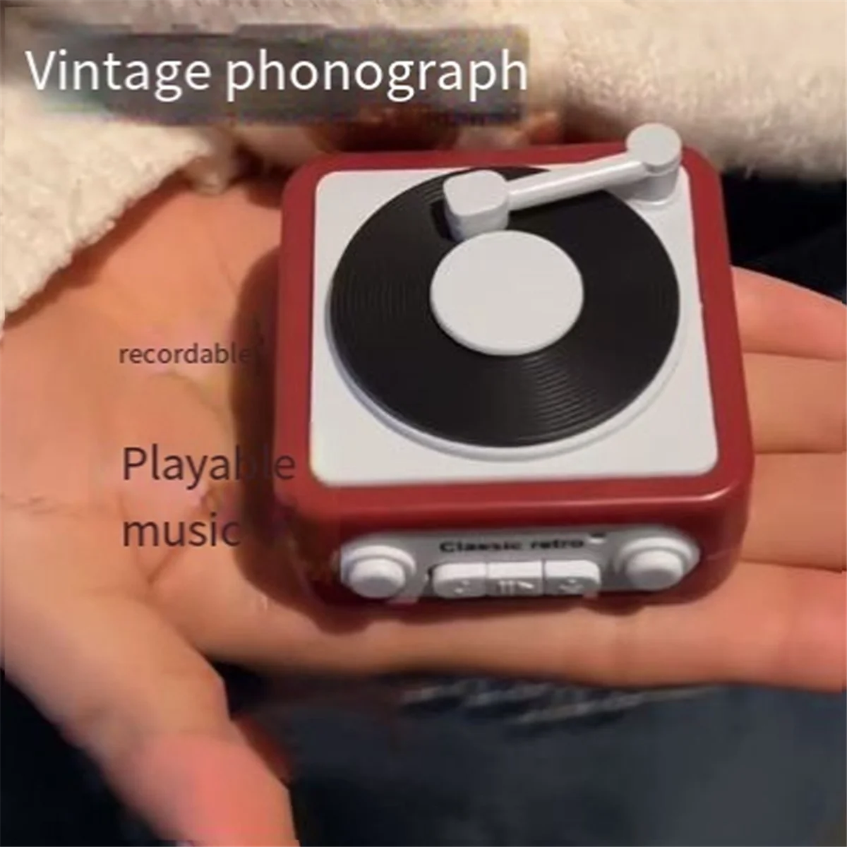 A71p мини ретро магнитофон брелок - Фотография_2