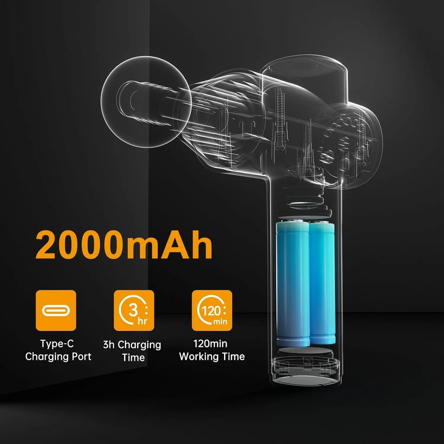 Массажный пистолет mebak 7 - Фотография_6