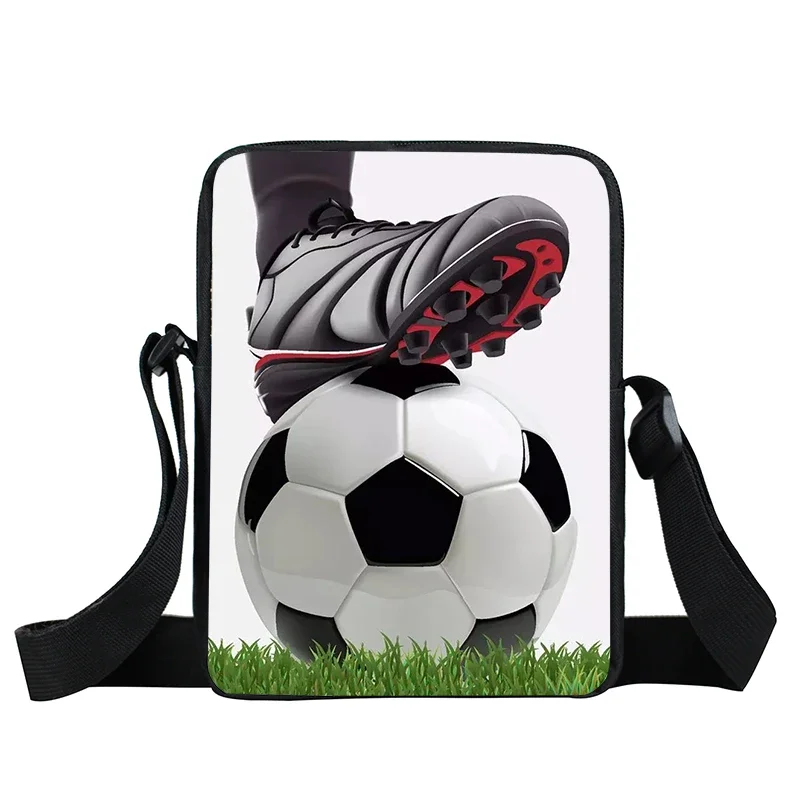 Крутая сумка-мессенджер с принтом footbally/soccerly - Фотография_3