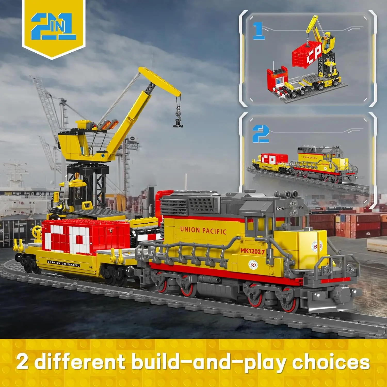Mould king world train 12027 emd - Фотография_2