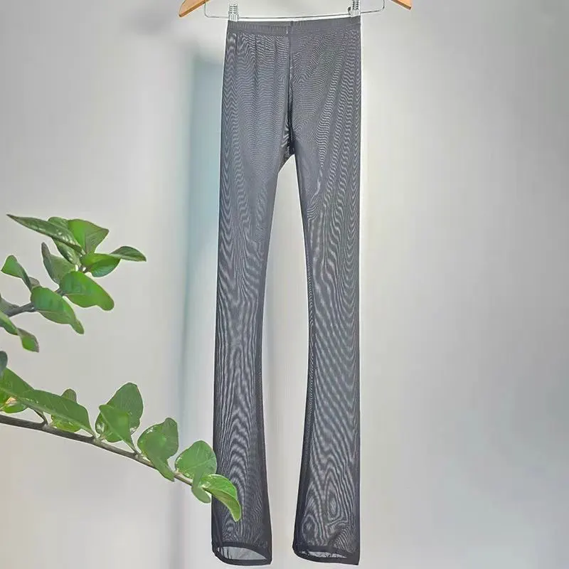 Тренировочные сетчатые колготки с цветочным катанием - Фотография_4