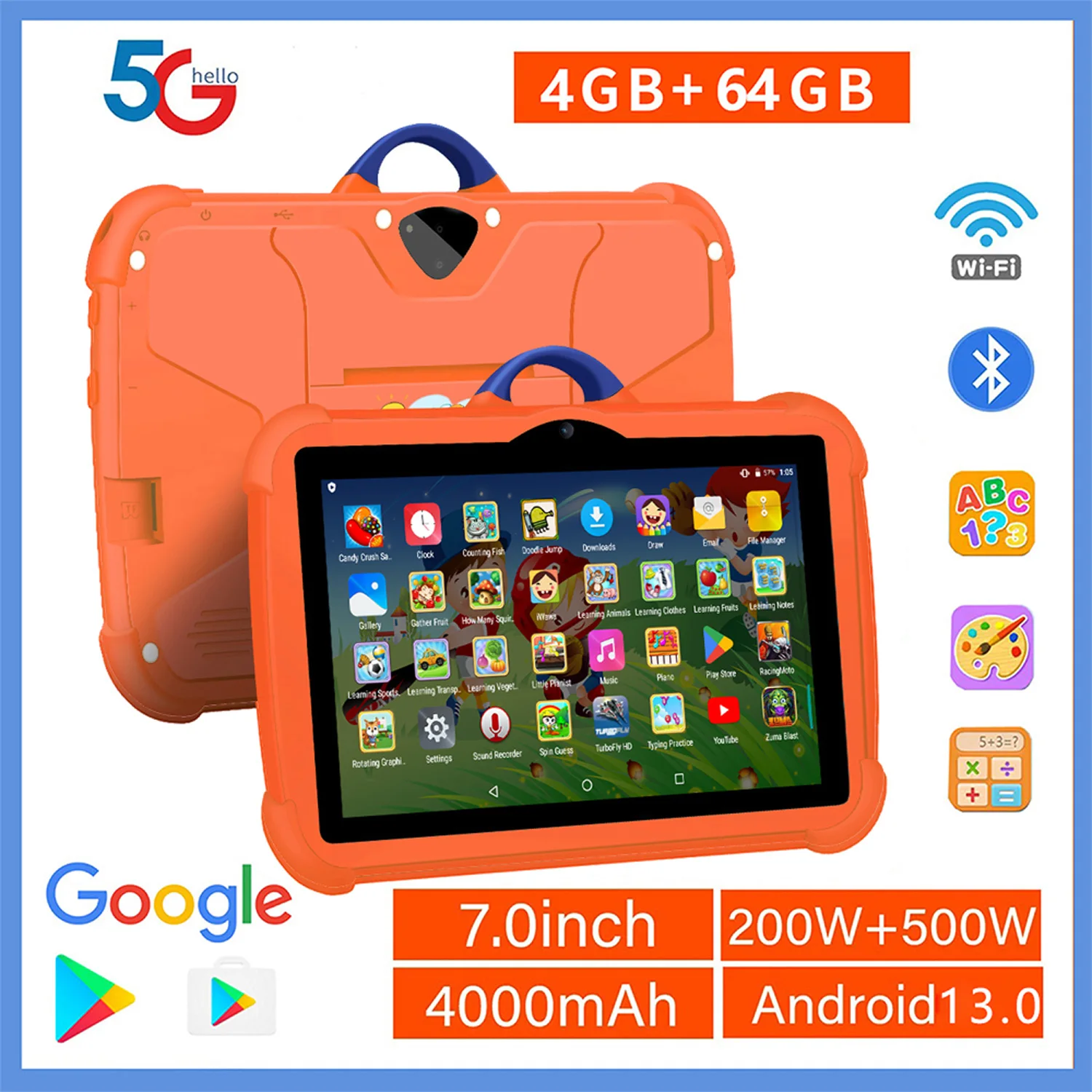 Новые 7-дюймовые 5g wi-fi детские