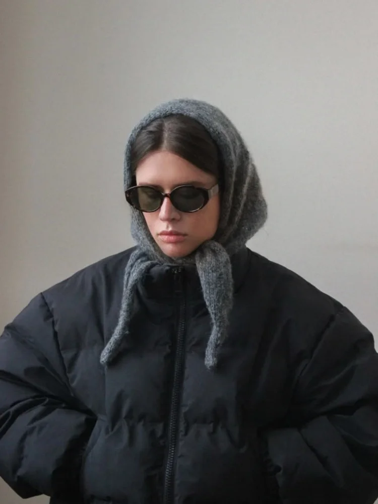 Зимний шарф из 100% шерсти для женщин - Фотография_2