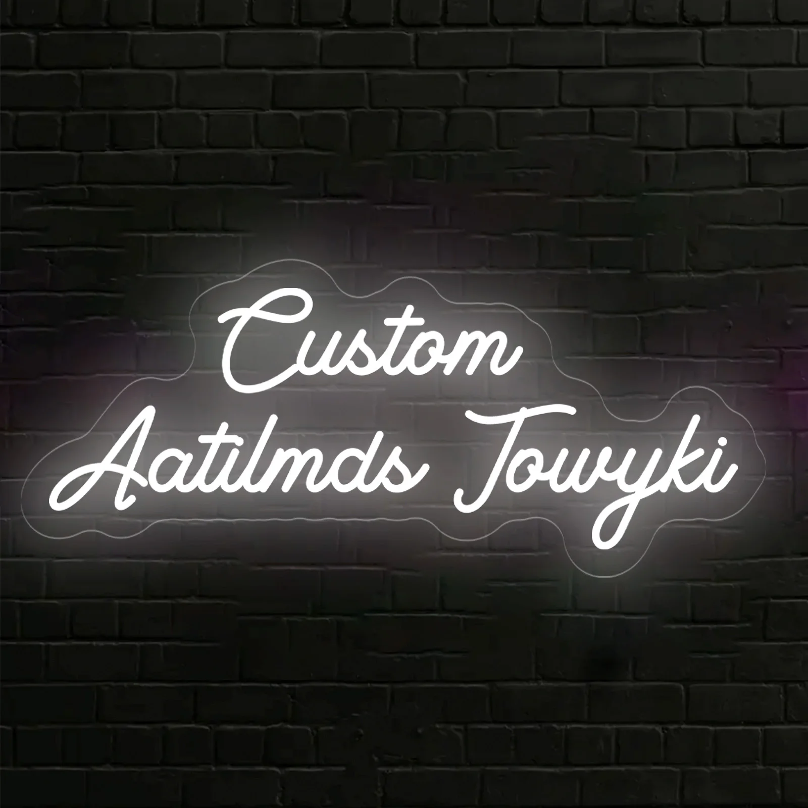 Изготовленный на заказ светодиодный знак с именем