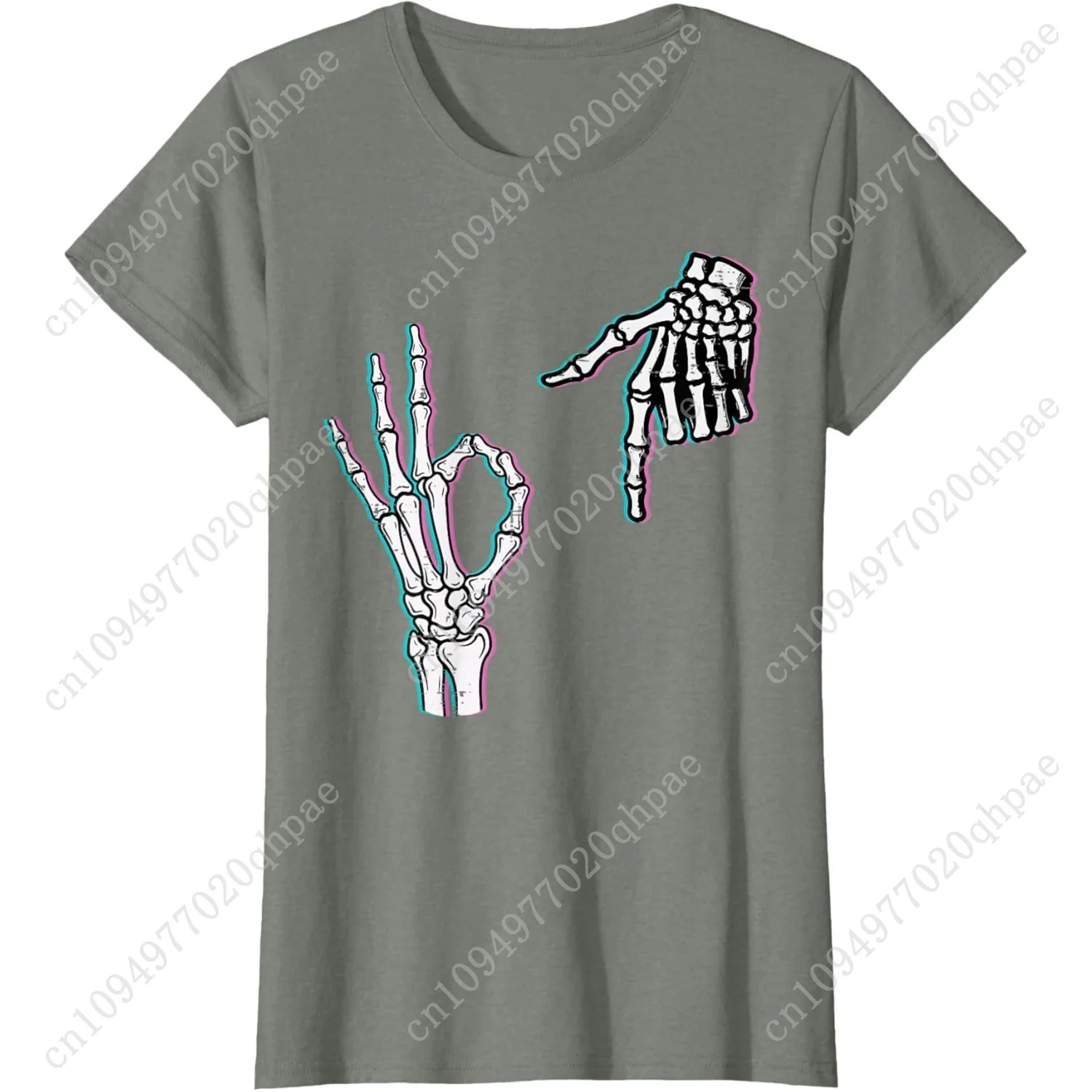 Скелет 67, забавная футболка на хэллоуин для мальчиков и девочек - Фотография_5