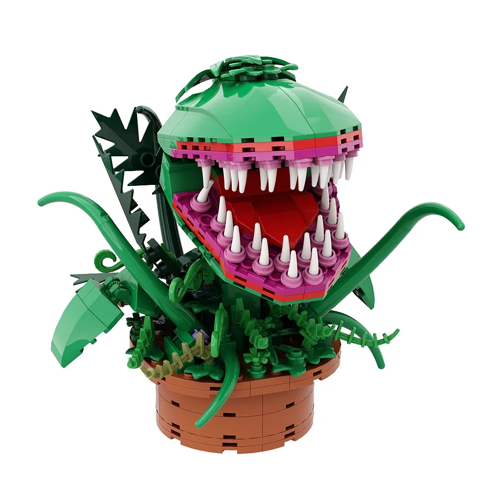 Gobricks moc горшечные растения cannibal flowers
