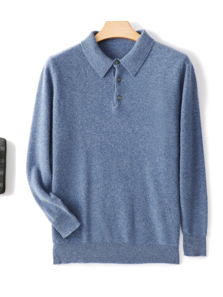 Свитер из 100% мериносовой шерсти для мужчин - Фотография_4