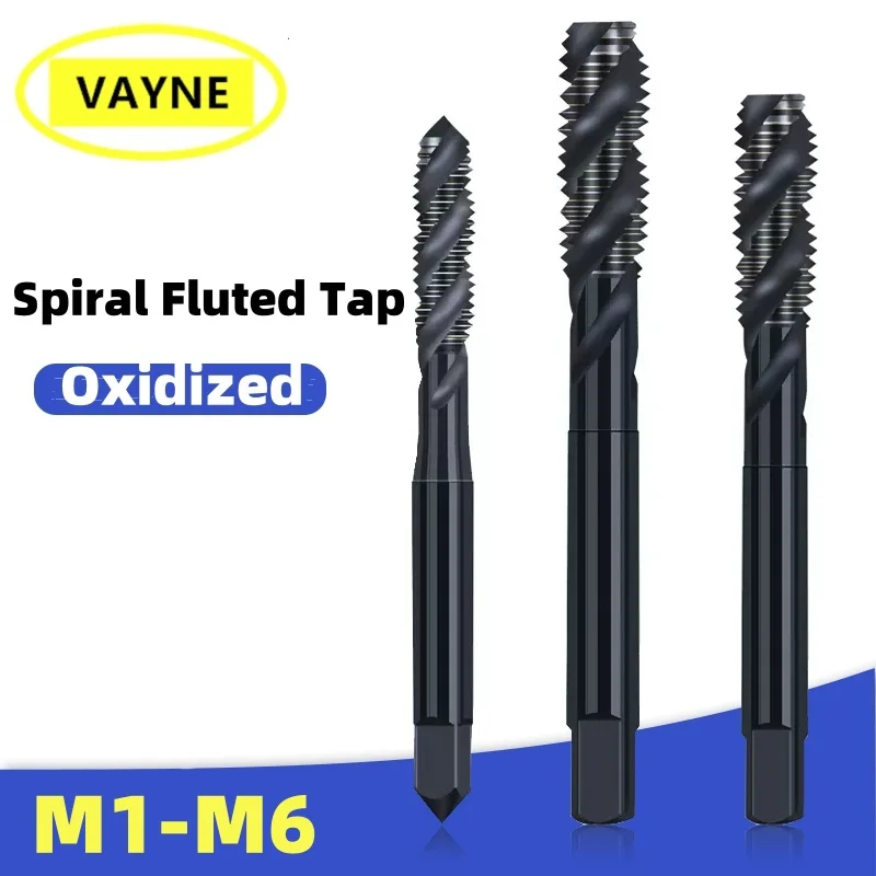 Vayne hsse с окисленным спиральным рифленым метчиком m1