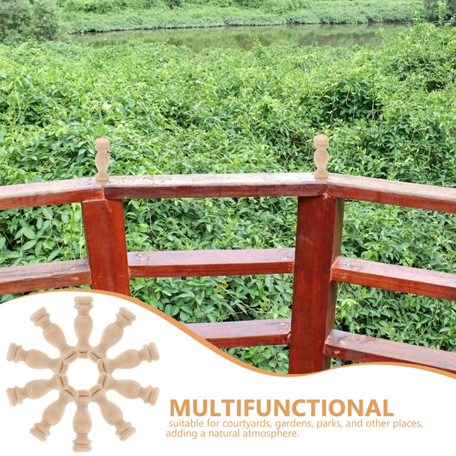 Римские стойки из цельного дерева - Фотография_5