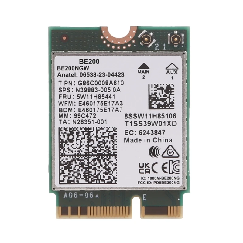 Wifi 7 be200 bluetooth-совместимая карта wi-fi 5.4 be200ngw 2