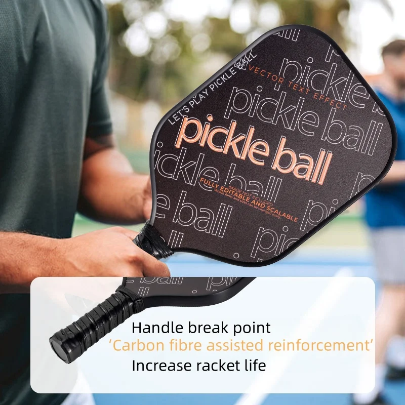 Ouzey t300 pickleball paddle поверхность из углеродного волокна - Фотография_3