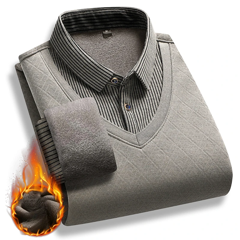 Зимние теплые толстые пуловеры - Фотография_4