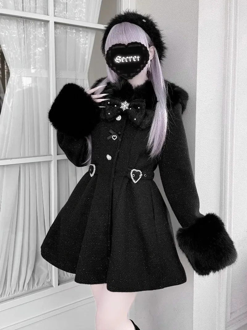 Оригинальное японское пальто в стиле лолиты - Фотография_4