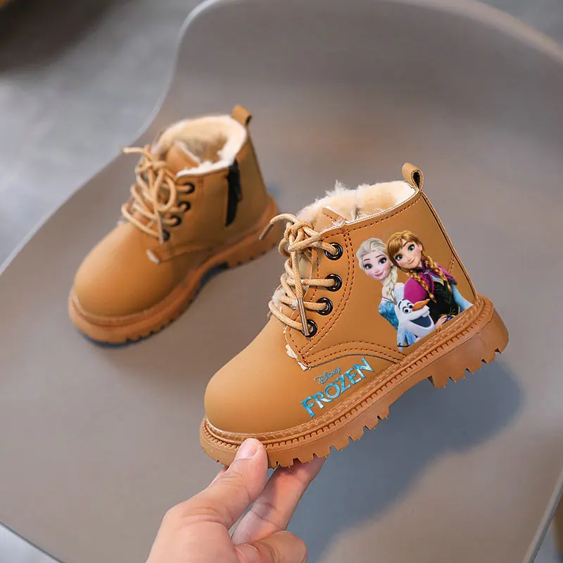 Детские зимние сапоги принцессы эльзы «холодное сердце» - Фотография_5