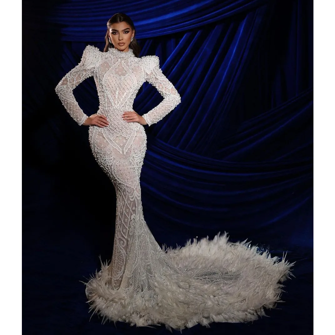 Женское свадебное платье с юбкой-годе - Фотография_4