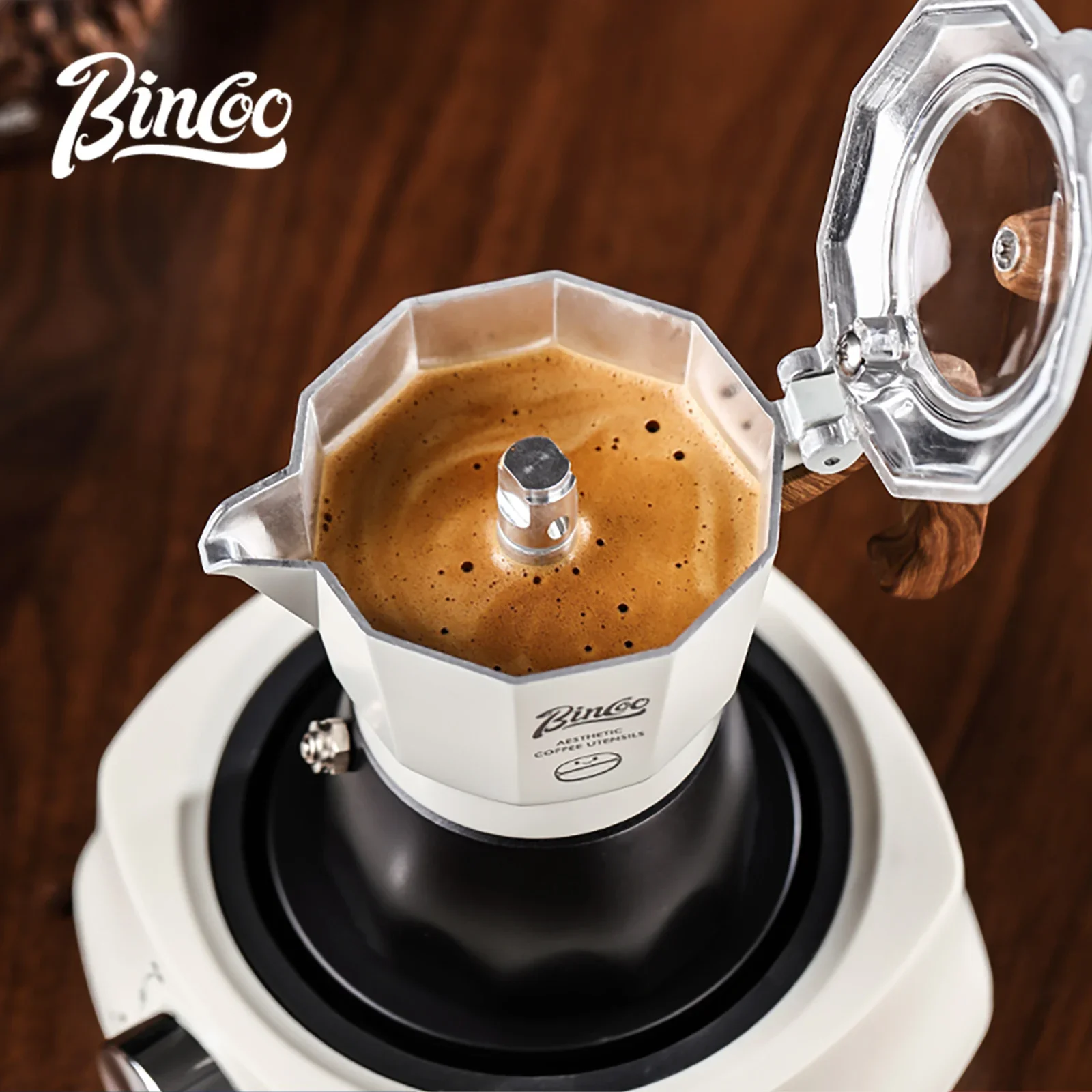 Комплект кастрюль и нагревателя bincoo moka - Фотография_4