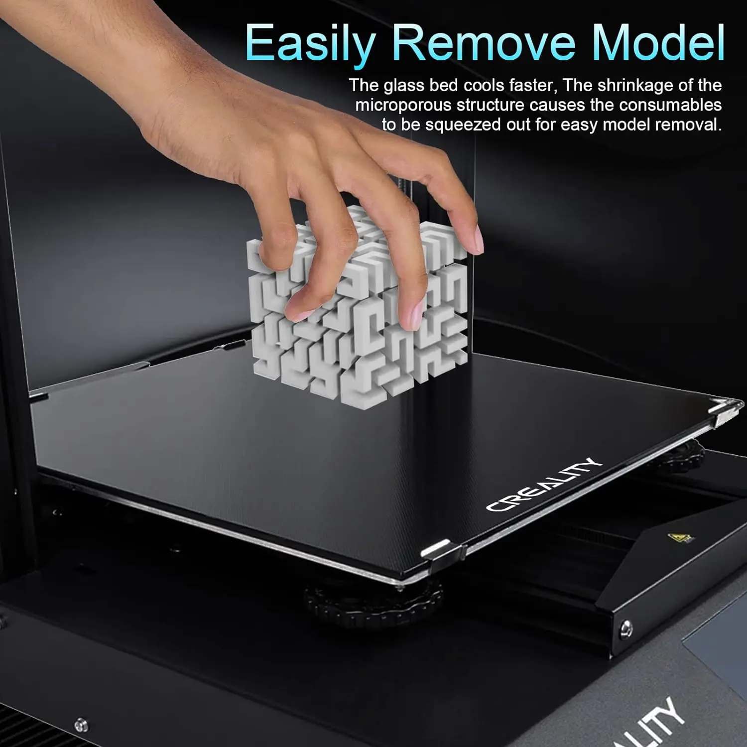 Стеклянная кровать creality ender 3 - Фотография_2