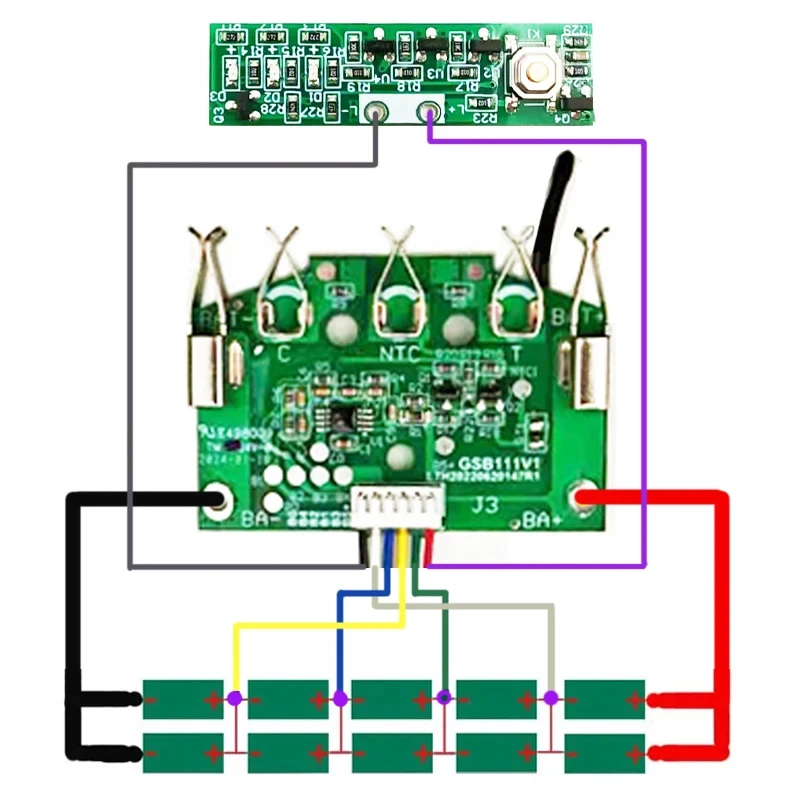 Bat618 18 в пластиковый корпус для аккумулятора - Фотография_3
